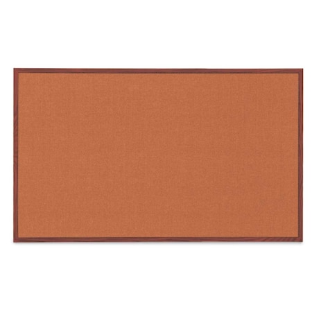 United Visual Products Combo Board, 48"x36", Bronze Frame/Black Porcelain & Forbo UVDECORK4836BZ-BLKPORC-FORBO